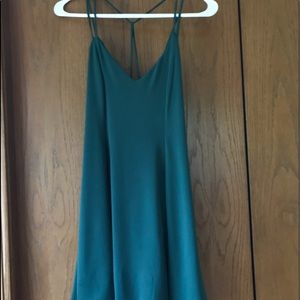 Emerald Green Mini Dress